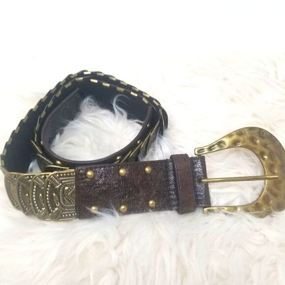 Beautiful Brown Gold Belt. - Picture 1 of 8